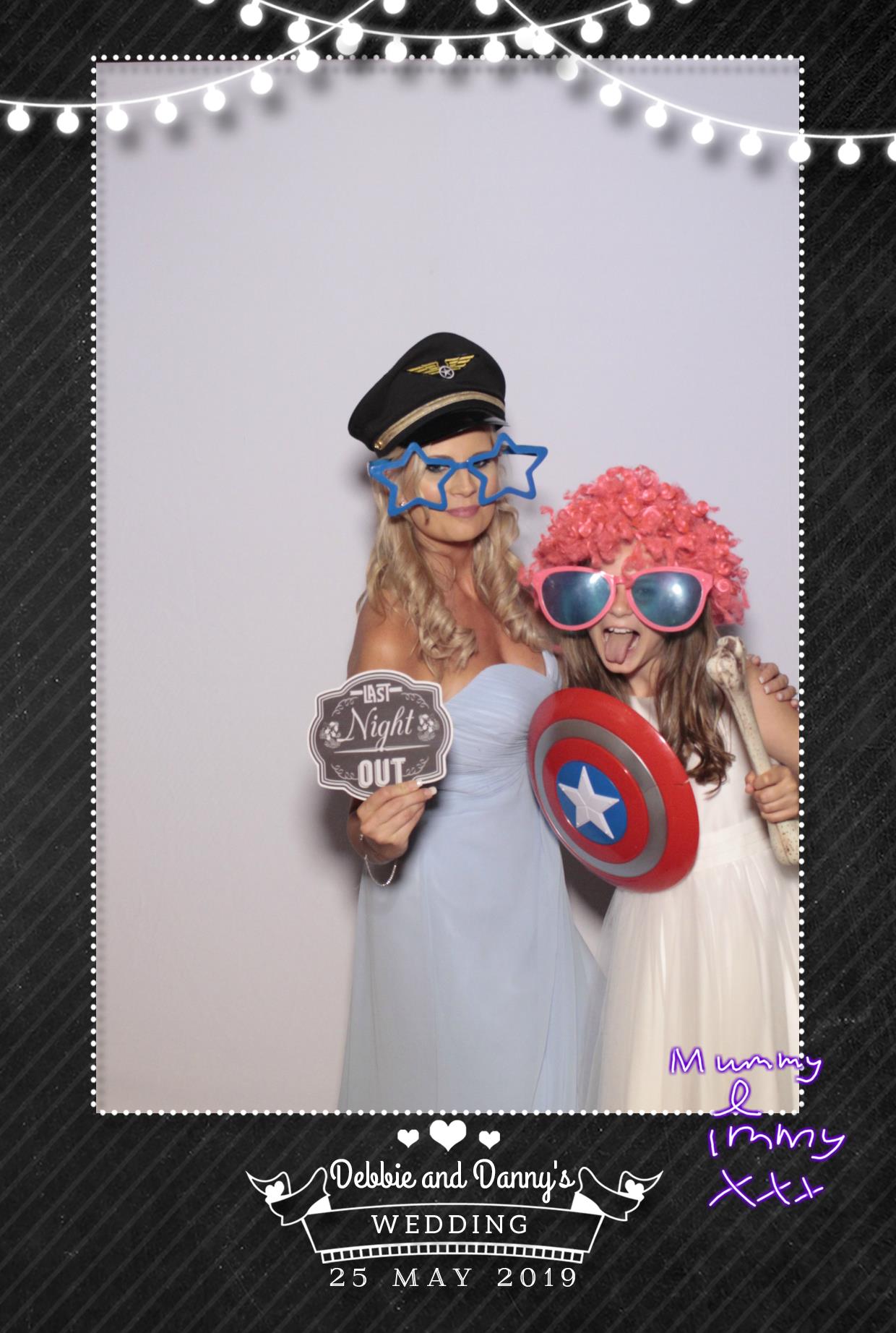 Debbie & Danny's Wedding | View more photos from the event at gallery.myphotoboothexperience.co.uk/u/MyPhotoBoothExperienceLtd/Debbie-Dannys-Wedding